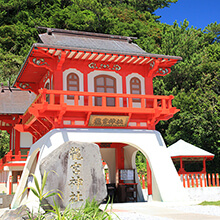 長崎鼻(龍宮神社)